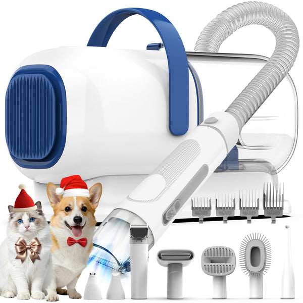 Botluxe GP04+ Dog Grooming Kit, 5 Grooming Tools, Pet Grooming Vacuum, Dog Clippers Kit, Low noise