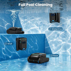 Botluxe Robotic Pool Vacuum Cleaner CP20 Cordless Wall-Climbing for Above-Ground Pools and In-Ground Pools