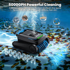 Botluxe Robotic Pool Vacuum Cleaner CP20 Cordless Wall-Climbing for Above-Ground Pools and In-Ground Pools