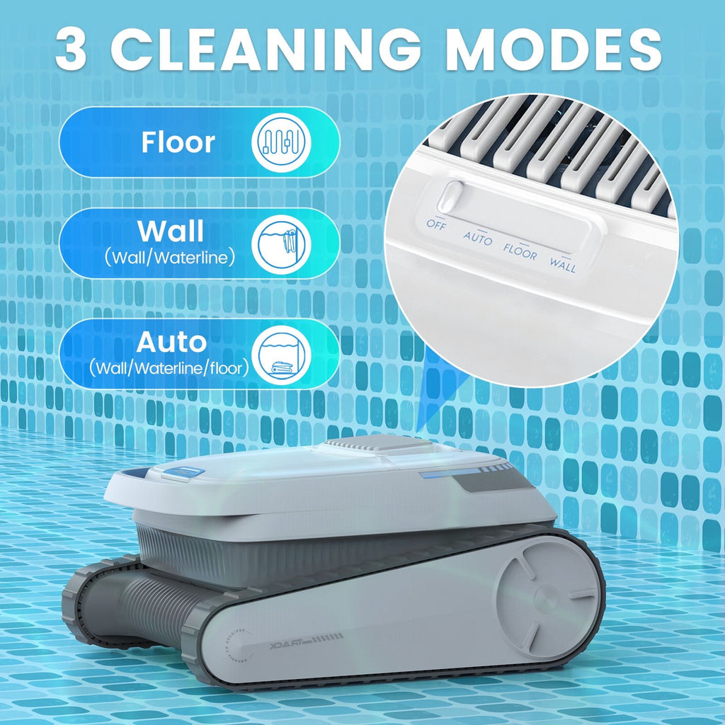 BOTLUXE PC10 Cordless Robotic Pool Cleaner – Wall-Climbing, Ultra-Strong Suction, 150-Min Runtime for Both Above & In-Ground Pools