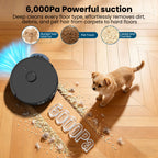 BOTLUXE T20+ Robot Vacuum and Mop Combo Self-Emptying, 6,000Pa Suction Robot Vacuum Cleaner, 75-Day Hands-Free, Home Mapping, APP/Remote Control, 180Mins, Robotic Vacuum for Pet Hair, Carpet, Hard Floor