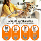 Botluxe Dog Grooming Vacuum Kit, 5-in-1 Pet Grooming Kit with 12000Pa Suction, Electric Clippers, Shedding Brush, Low Noise Pet Hair Vacuum for Dogs and Cats