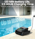 BOTLIFE PC10 Cordless Robotic Pool Vacuum for Inground & Above Ground Pools