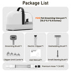 Botluxe Dog Grooming Vacuum Kit, 5-in-1 Pet Grooming Set with 12000Pa Suction, Dog Clippers, Deshedding Brush and Hair Vacuum Cleaner, Low Noise Pet Grooming Tool for Dogs and Cats