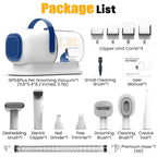 Botluxe GP04+ Dog Grooming Kit, 5 Grooming Tools, Pet Grooming Vacuum, Dog Clippers Kit, Low noise