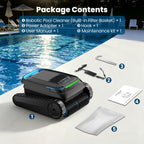 Botluxe Robotic Pool Vacuum Cleaner CP20 Cordless Wall-Climbing for Above-Ground Pools and In-Ground Pools