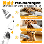 Botluxe GP04+ Dog Grooming Kit, 5 Grooming Tools, Pet Grooming Vacuum, Dog Clippers Kit, Low noise