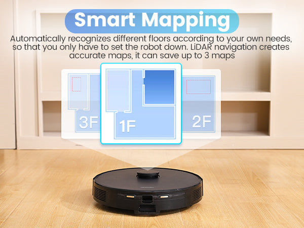 Botluxe Robot Vacuum and Mop Combo T20 with 60 Days Self-Empty Station Voice Control Home Mapping