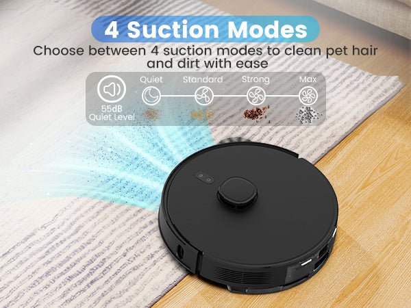Botluxe Robot Vacuum and Mop Combo T20 with 60 Days Self-Empty Station Voice Control Home Mapping