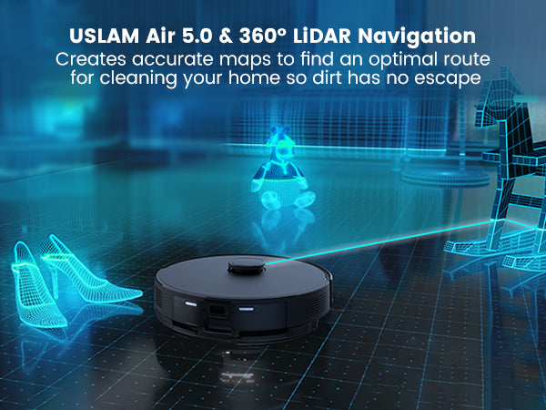 Botluxe Robot Vacuum and Mop Combo T20 with 60 Days Self-Empty Station Voice Control Home Mapping